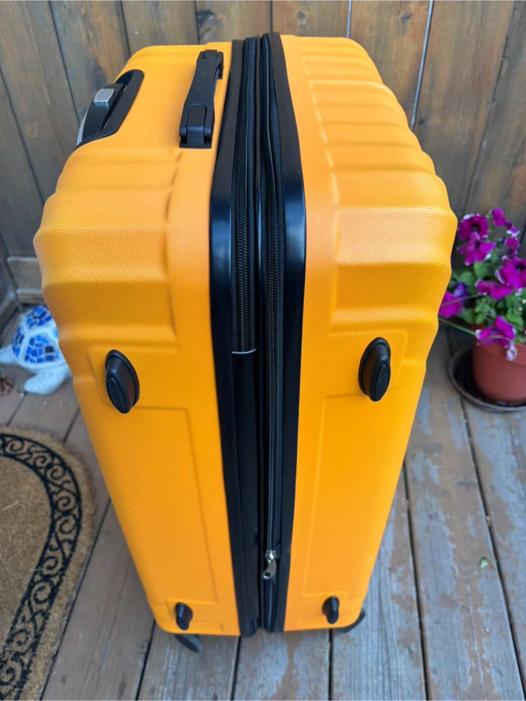 American Tourister Orange Hardside Spinner Luggage - photo 5