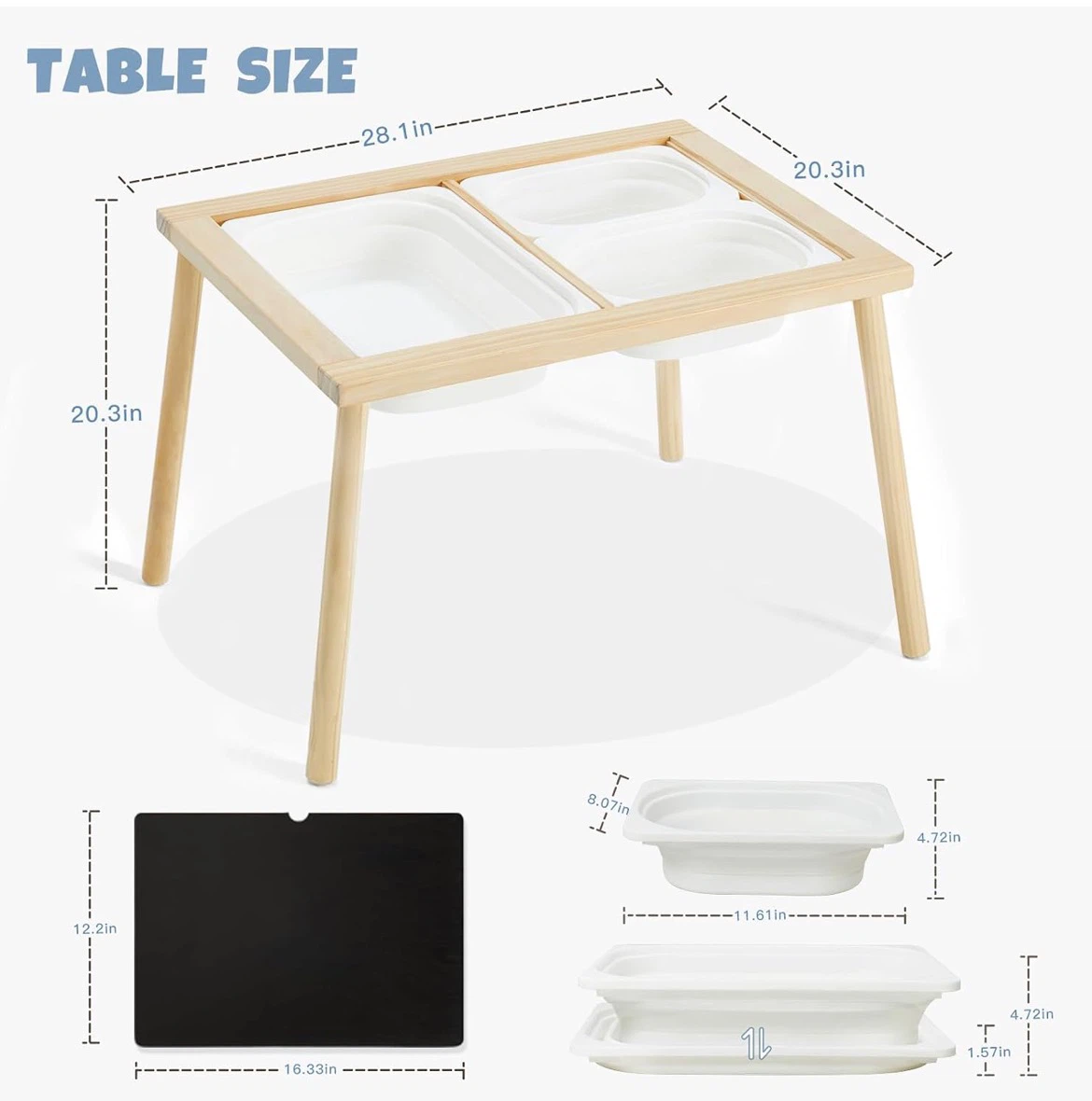 Labebe Multifunctional Sensory Play Table - photo 3