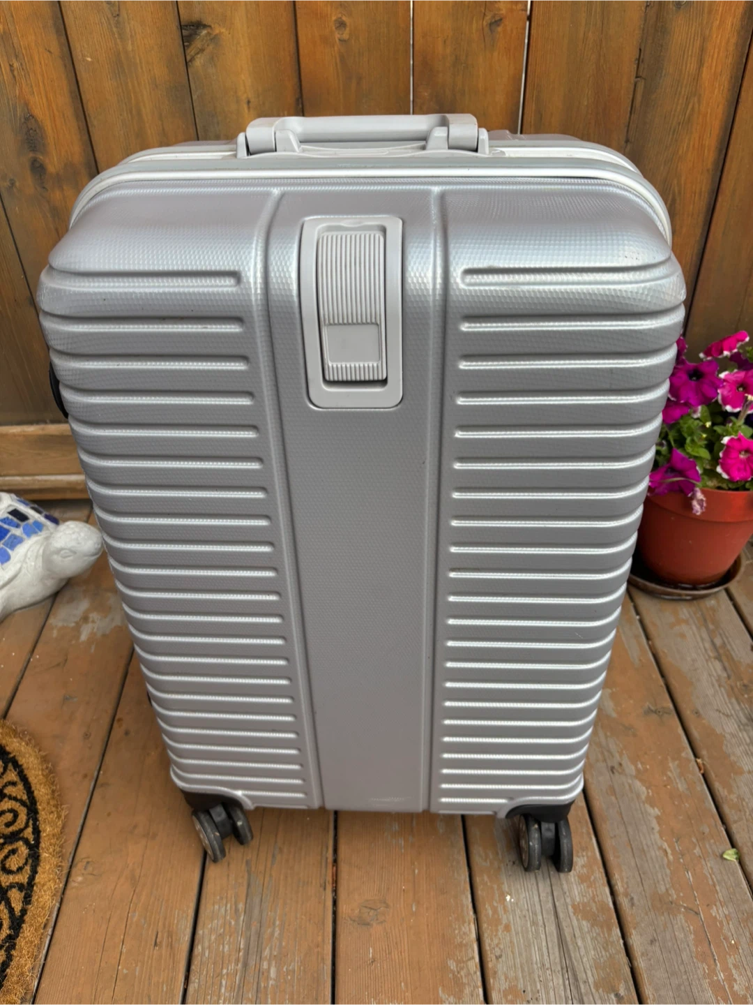 Silver Hardside Spinner Luggage
