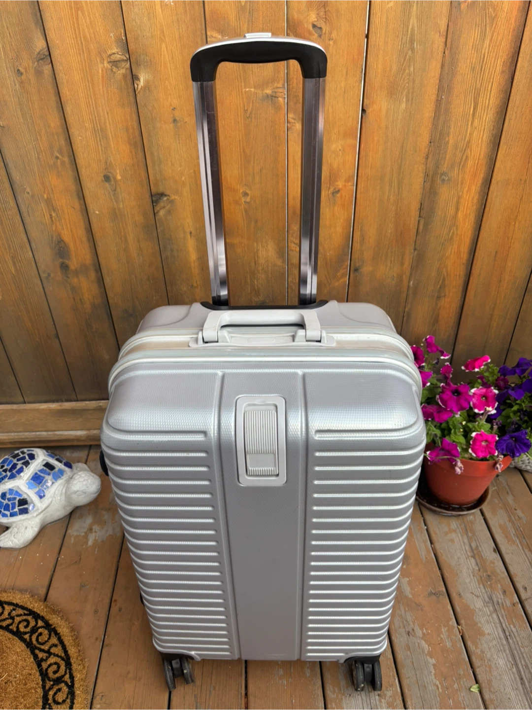 Silver Hardside Spinner Luggage - photo 2