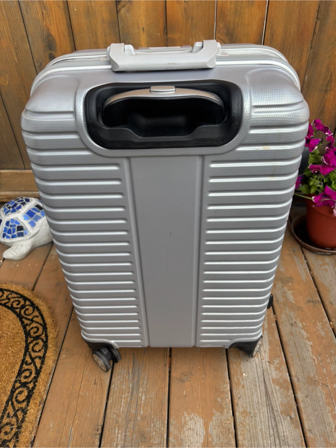 Silver Hardside Spinner Luggage - photo 4
