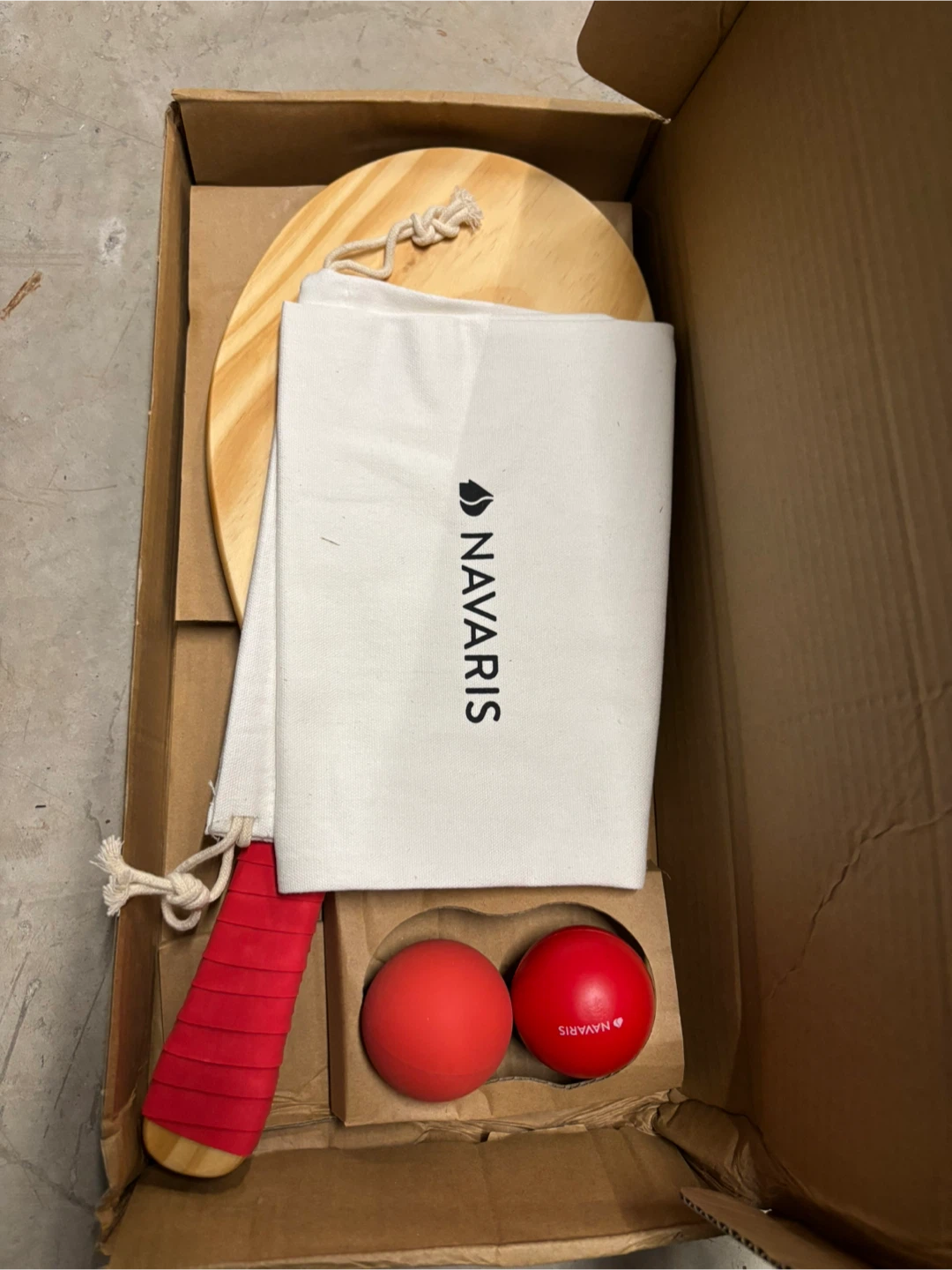 Navaris Strandtennis Set / Beachball Set