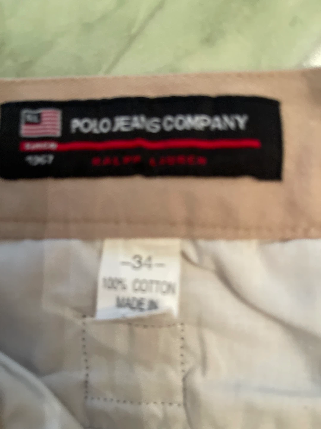 A&F / Polo Men's Tan Shorts Size 34 - photo 4