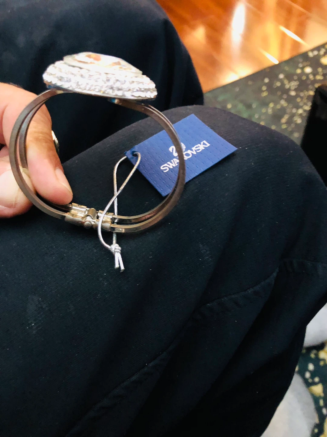 Swarovski Crystal Bangle Bracelet - photo 3