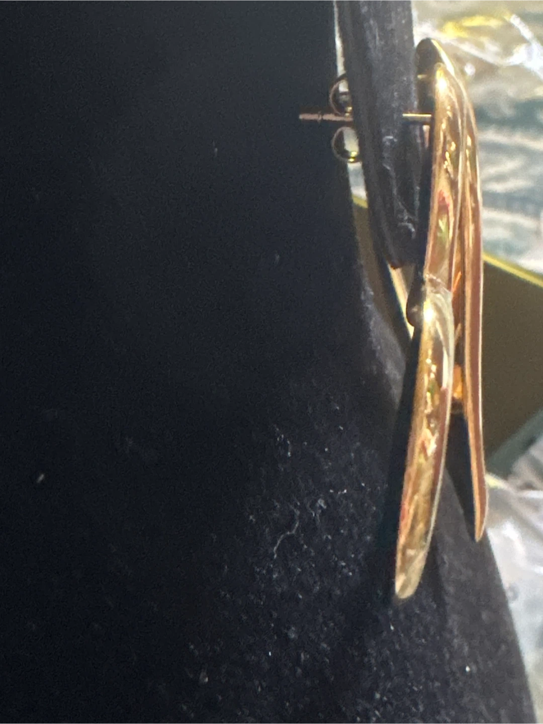 Gold Tone Interlocking Hearts Brooch - photo 2