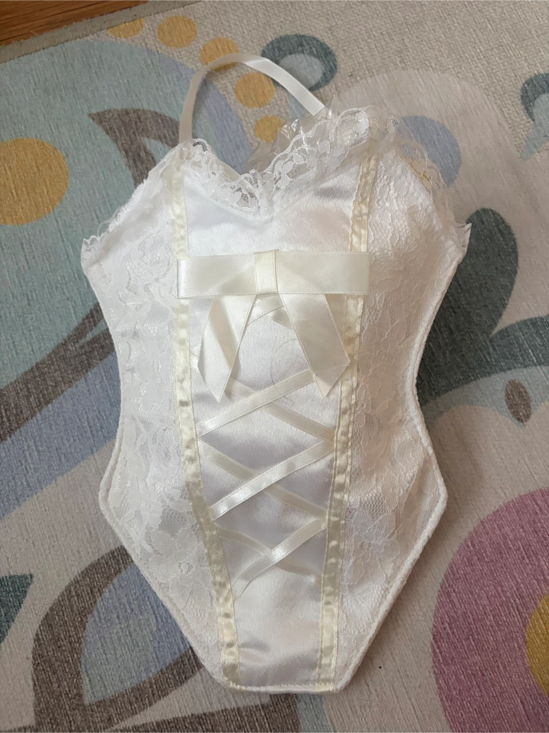 Three White Corset Style Lingerie Bag - photo 2