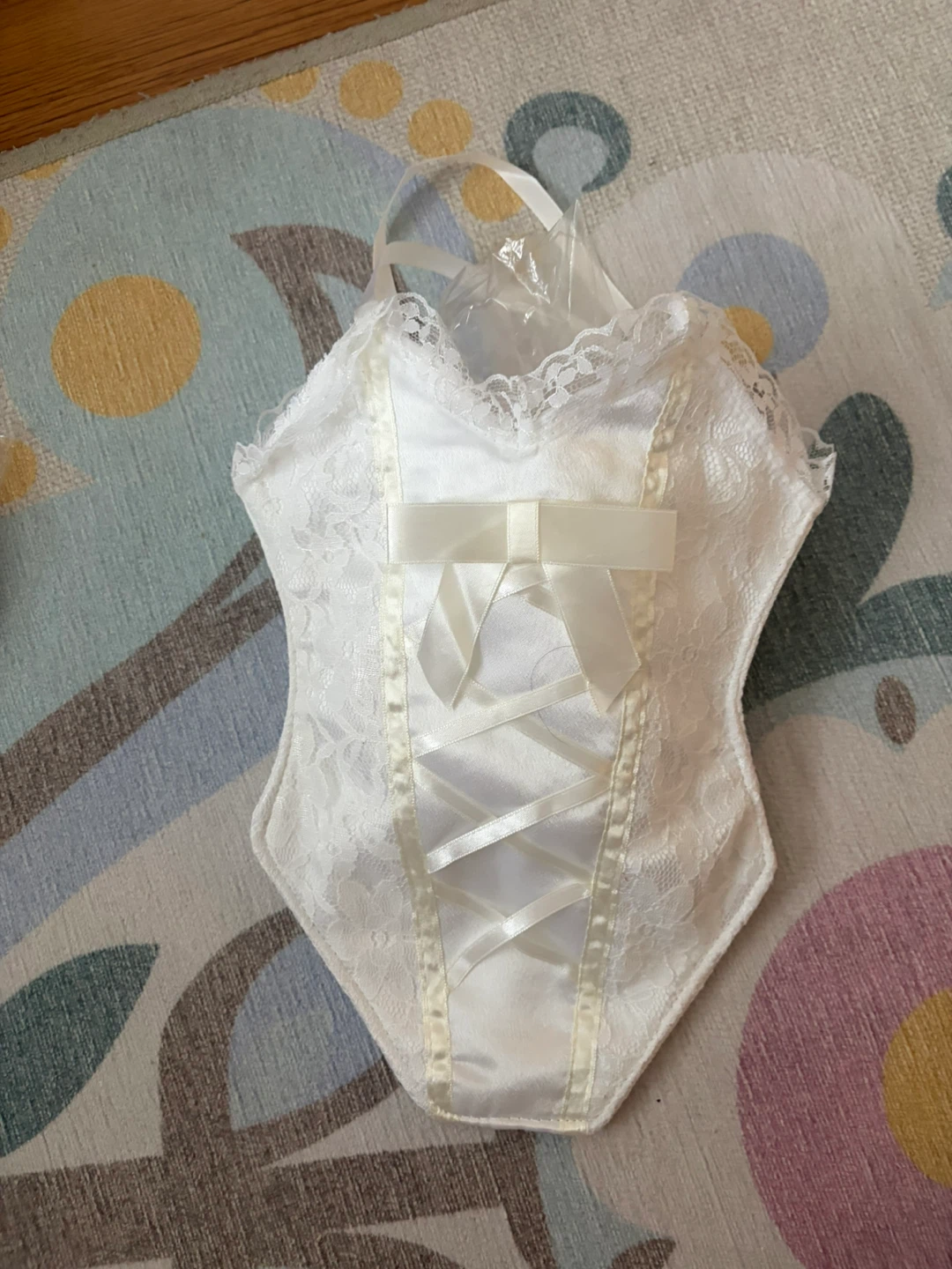 Three White Corset Style Lingerie Bag - photo 3
