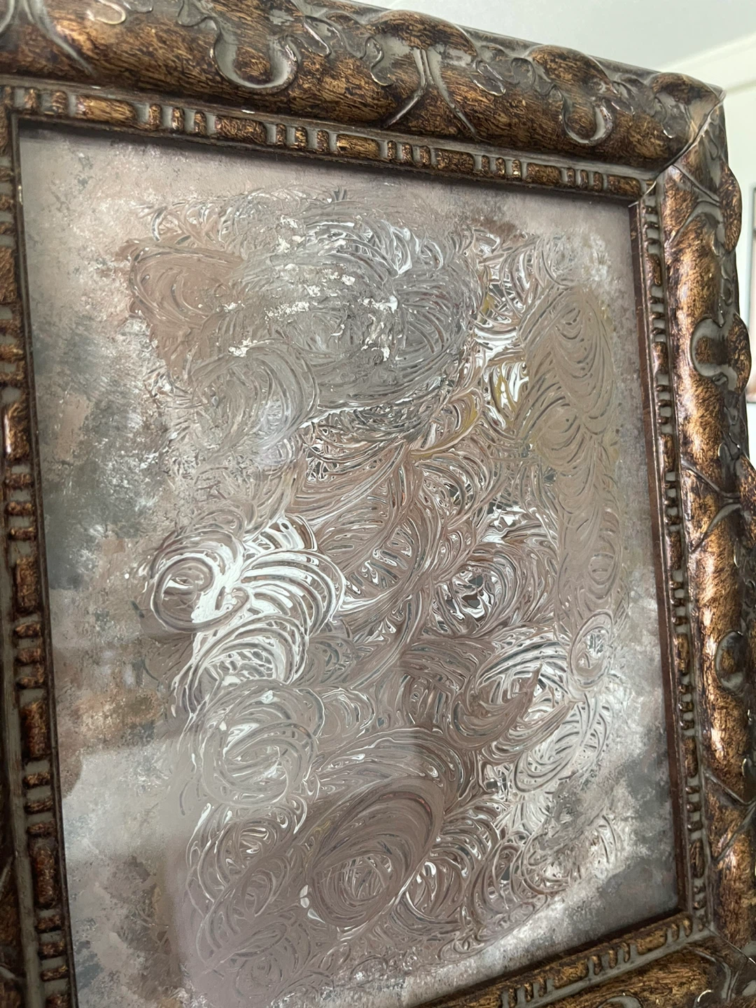 Ornate wooden Decorative Picture Frame with art work - photo 4