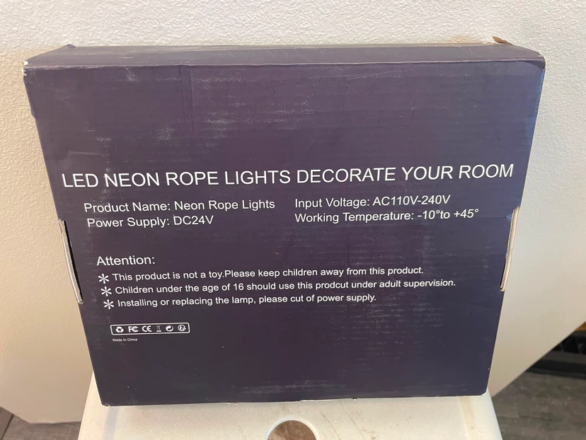 LED Neon Rope Lights with Remote - photo 2