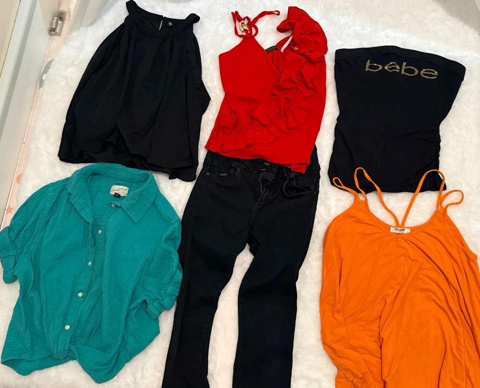 Women's Clothing Tops, Jeans, shirts, strapless etc - photo 2
