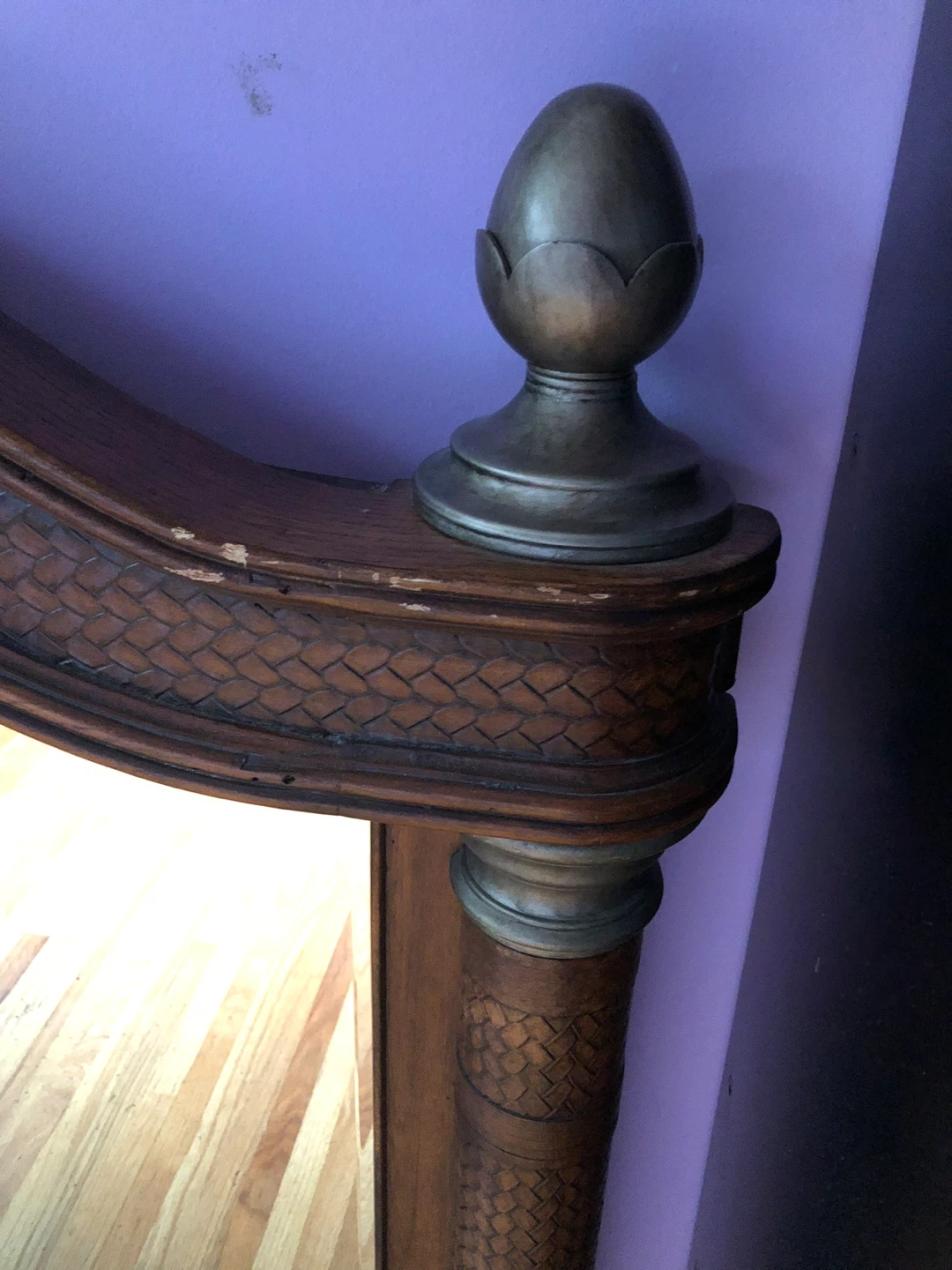 Wooden Decorative Mirror - photo 3