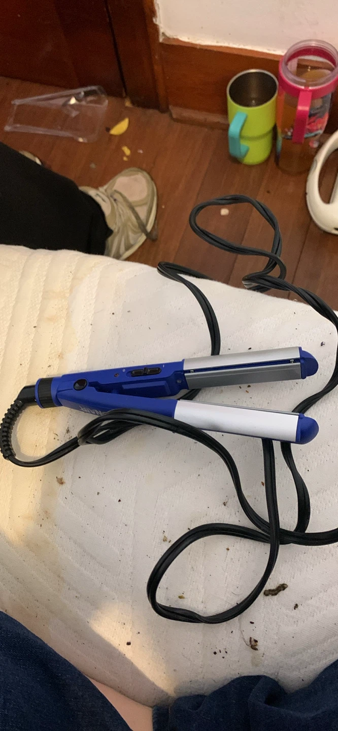 Blue Hair Curling Iron call 672-975-5756 - photo 3
