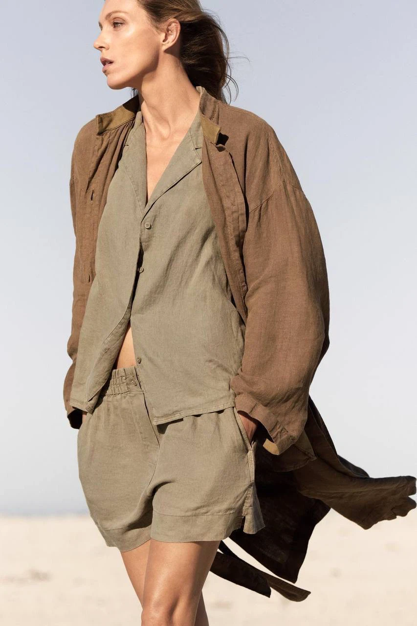 ZARA Linen Shirt - Size XL - photo 3