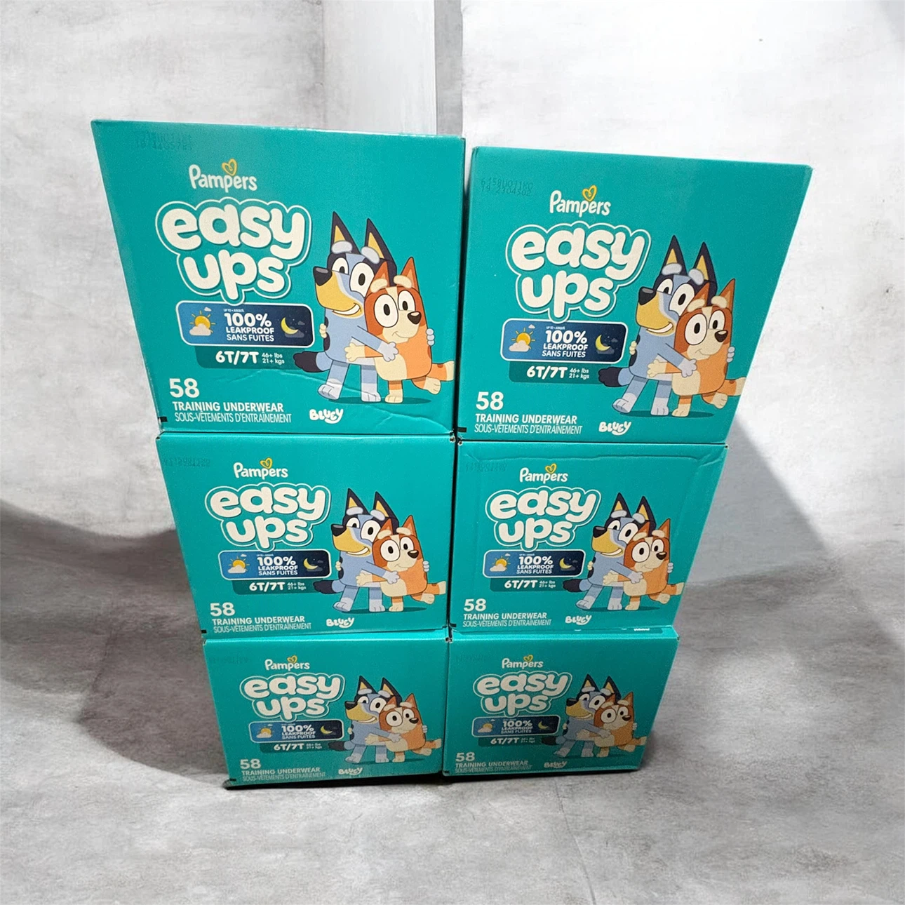 Pampers Easy Ups Training Underwear Size 6T/7T - 58 Count