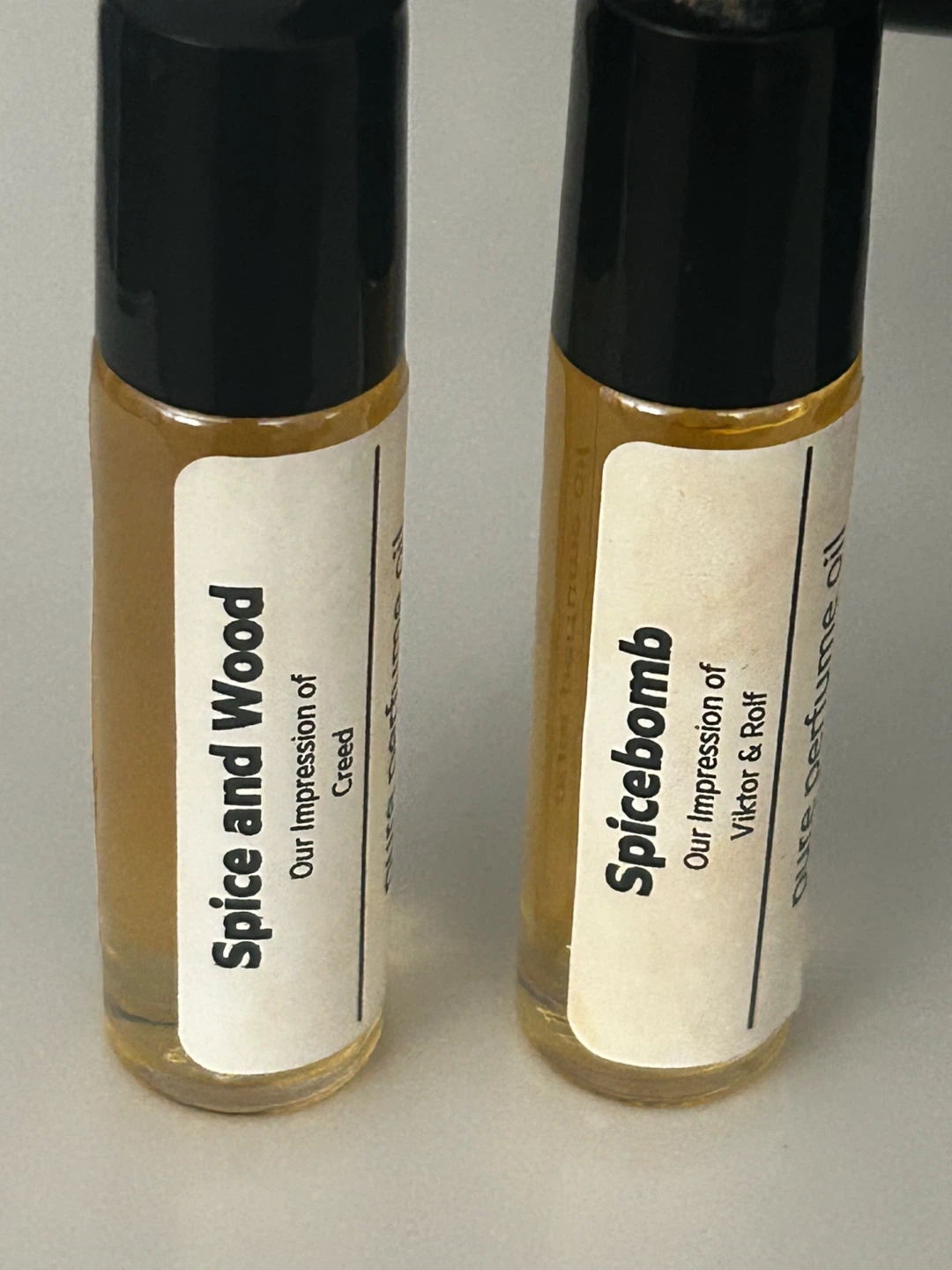 2x Rollerball Cologne Oil Impressions Creed and Victor Rolf