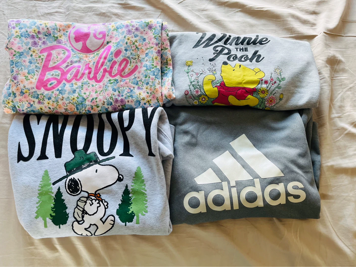 Assorted sweatshirts