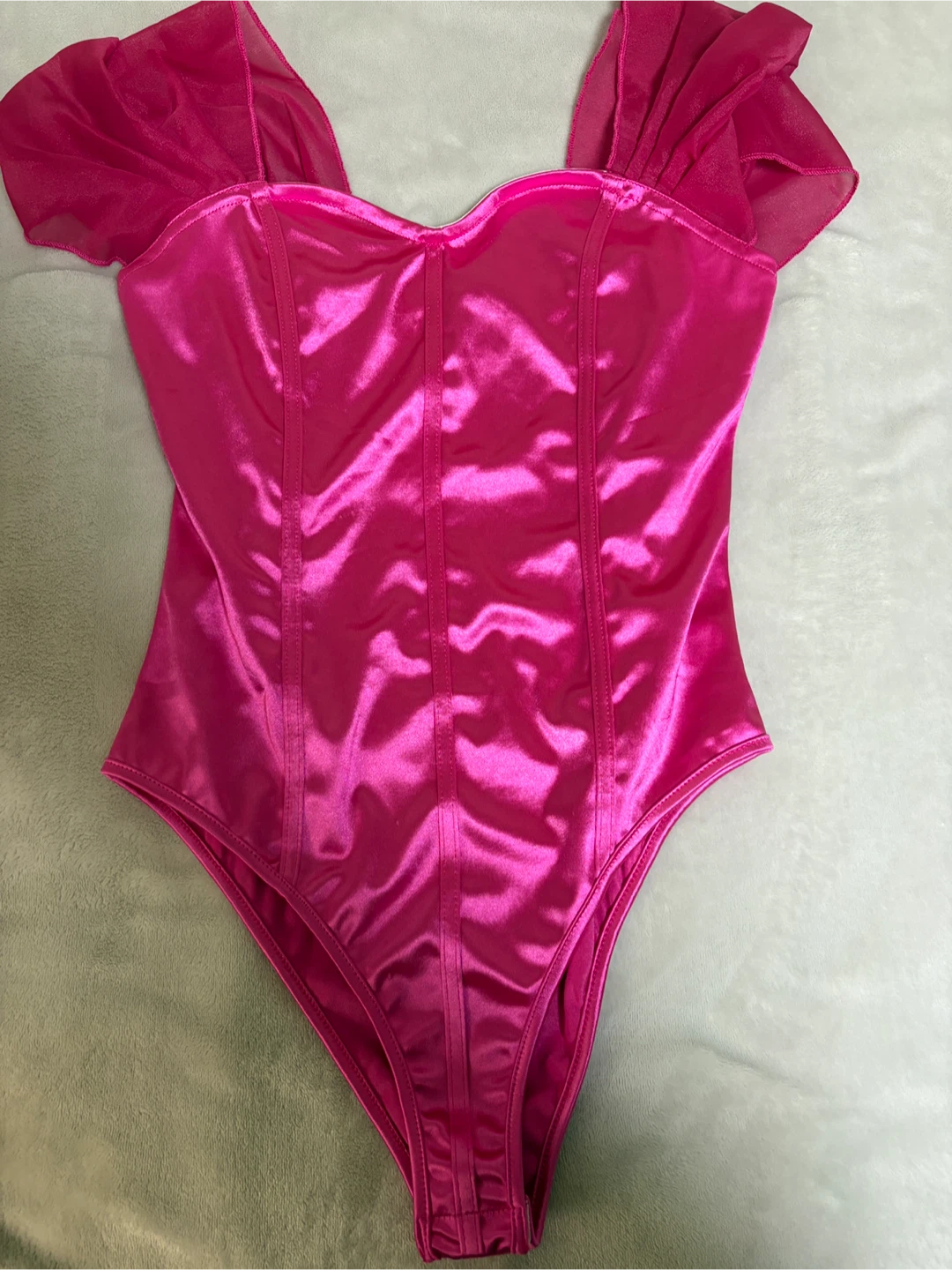 HOT PINK CORSET/ONESIE