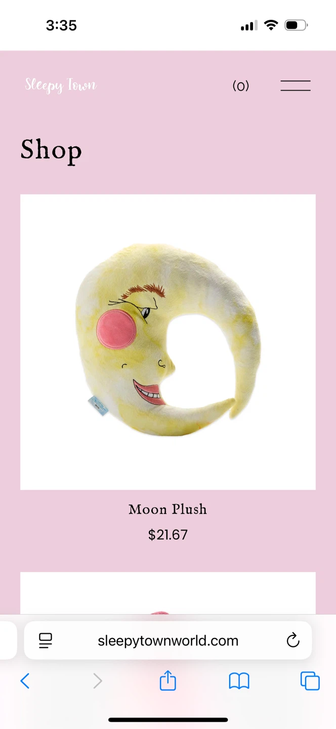 Sleepy Town Moon Plush - photo 3