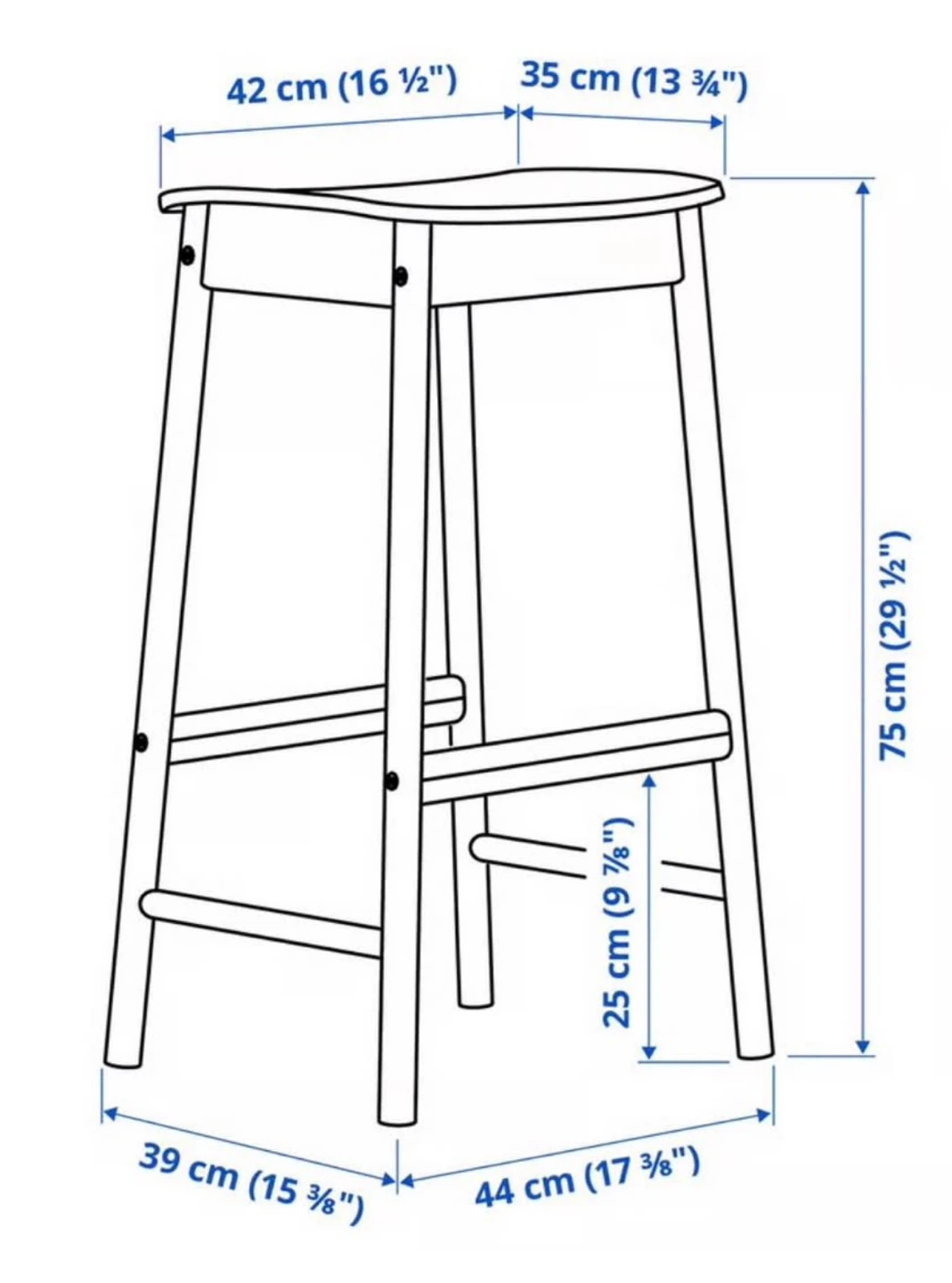 IKEA Rönninge Bar Stool - photo 4