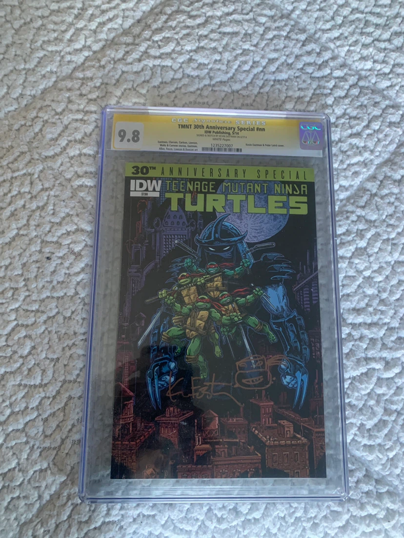 TMNT Special 30th Anniversary 9.8 graded signed comic NEGOTIABLE