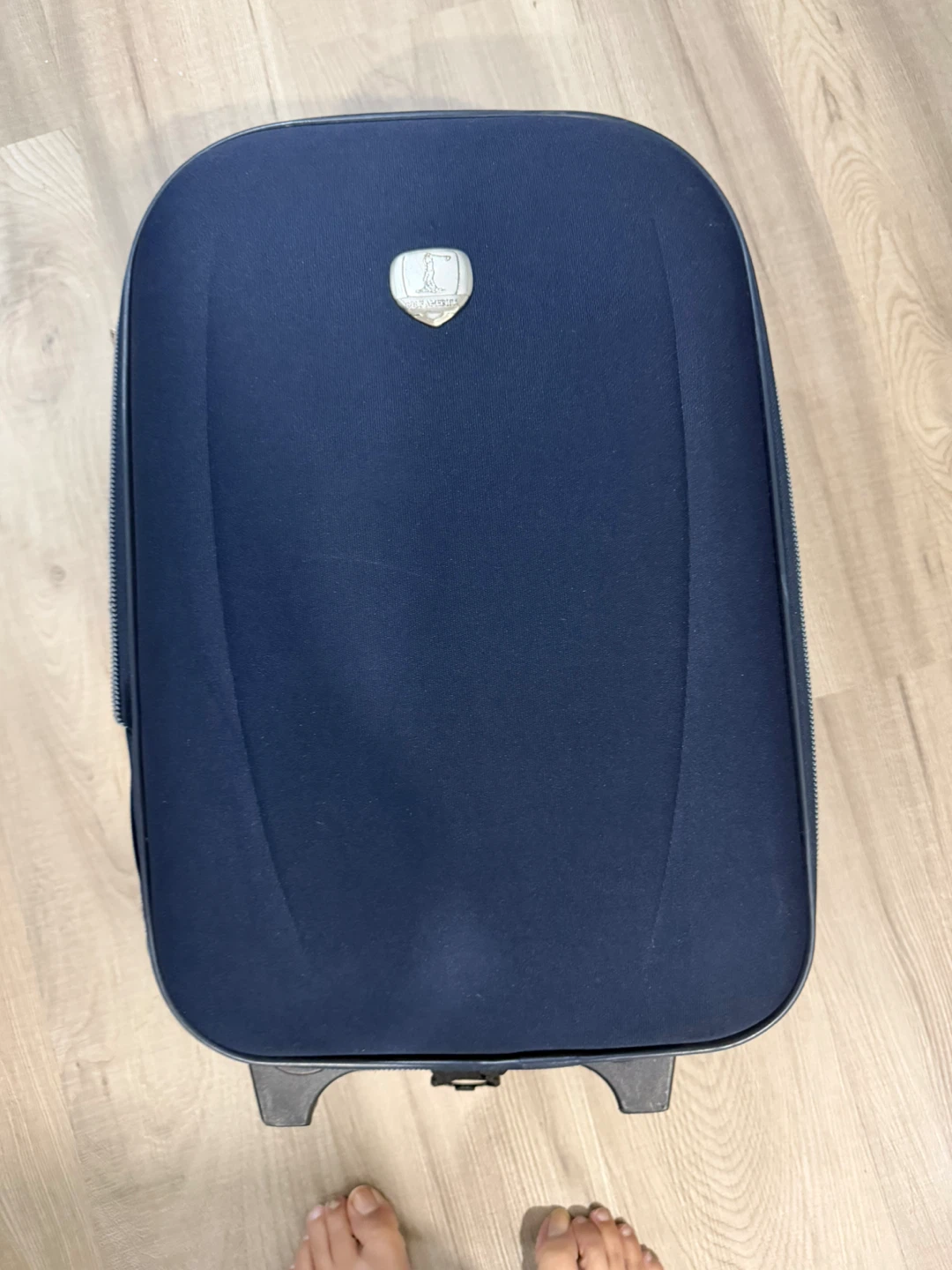 Golf America Navy Blue Rolling Suitcase