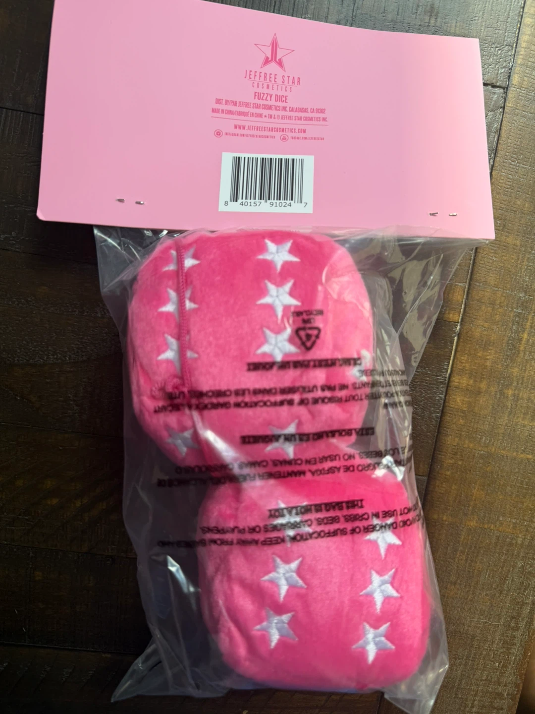Jeffree Star Cosmetics Fuzzy Dice NEW! - photo 2