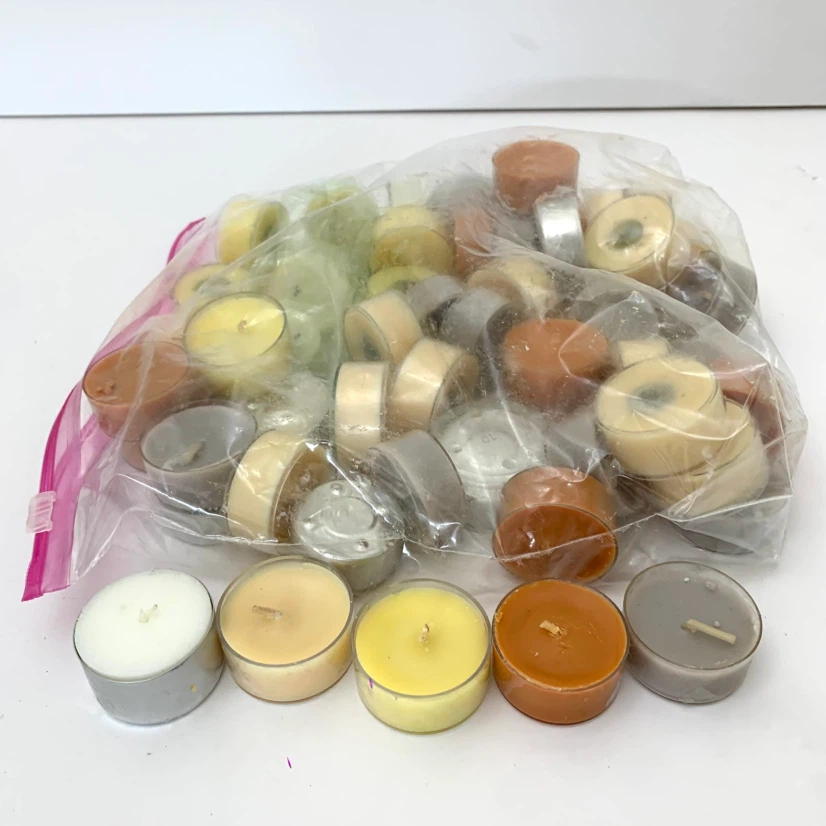 Tea Light Candles Candle Bundle Assorted Colors Home Decor - photo 2