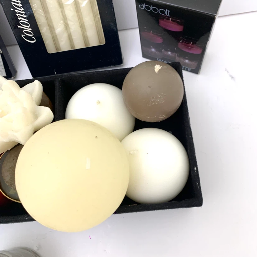 Candles Decorative Mix Candle Pillar Candles Tea Lights Bundle - photo 5