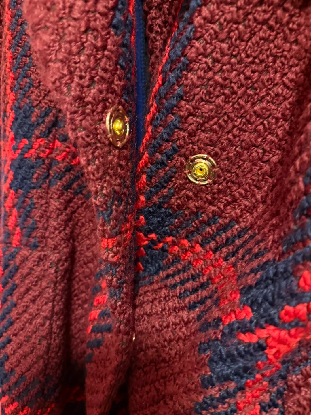 Ann Taylor Plaid Wool Blend Coat - photo 5