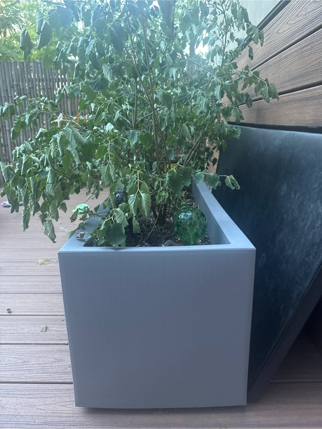 Two Large Grey Veradek Planter Boxes - photo 3
