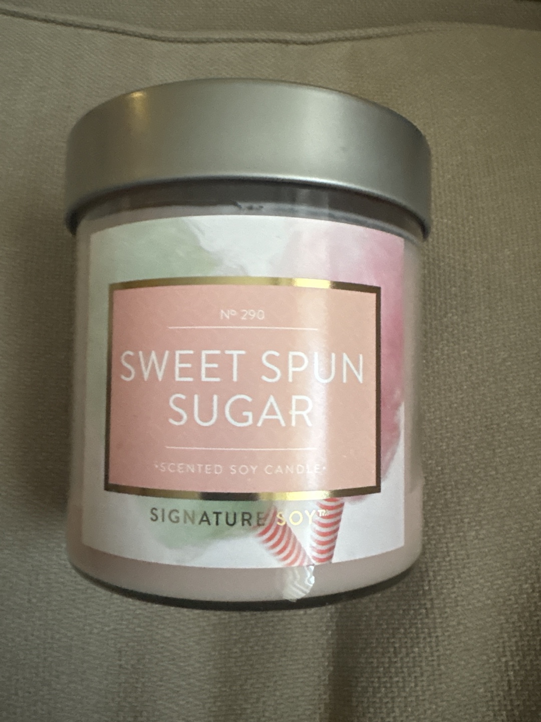 Signature Soy Sweet Spun Sugar Scented Soy Candle