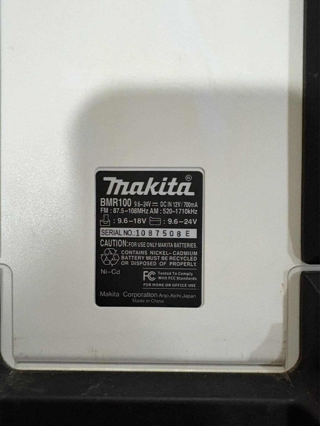 Makita BMR100 Radio - photo 4