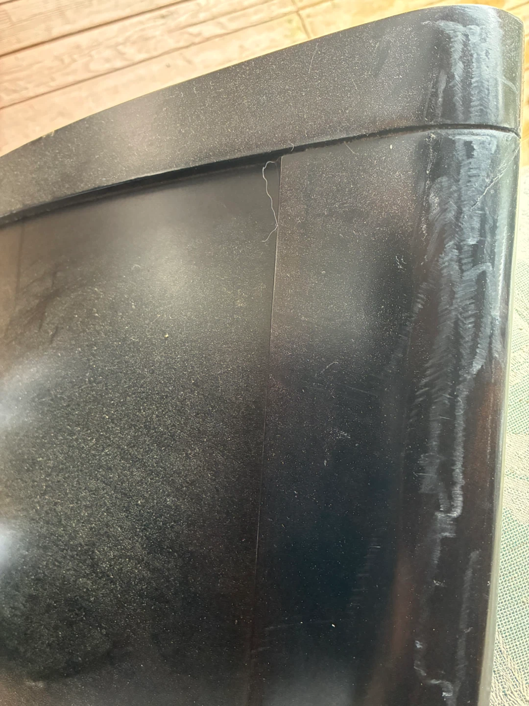 Queen sized dark brown headboard - photo 2