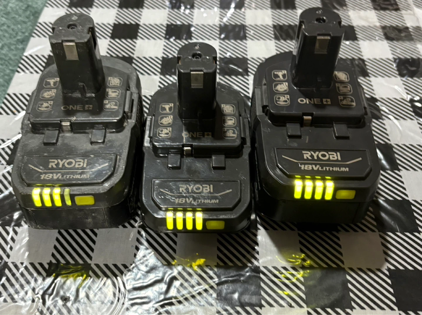 Ryobi 18V Lithium Ion Battery Lot - photo 2