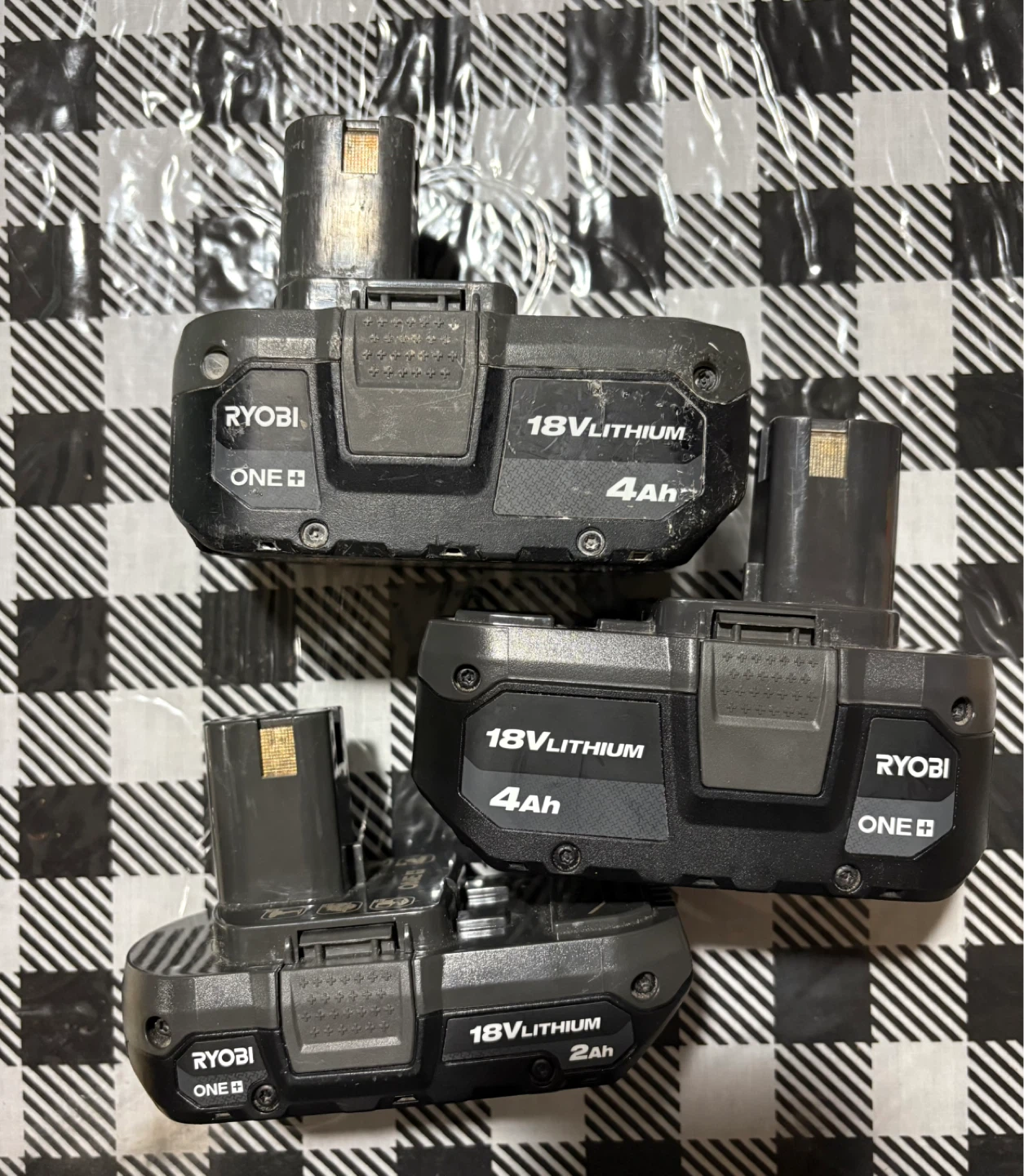 Ryobi 18V Lithium Ion Battery Lot