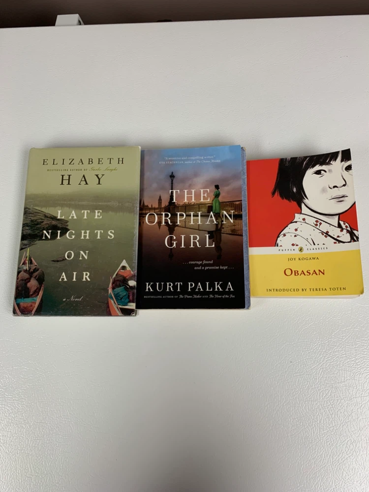 3 Books: Late Nights on Air, The Orphan Girl, Obasan