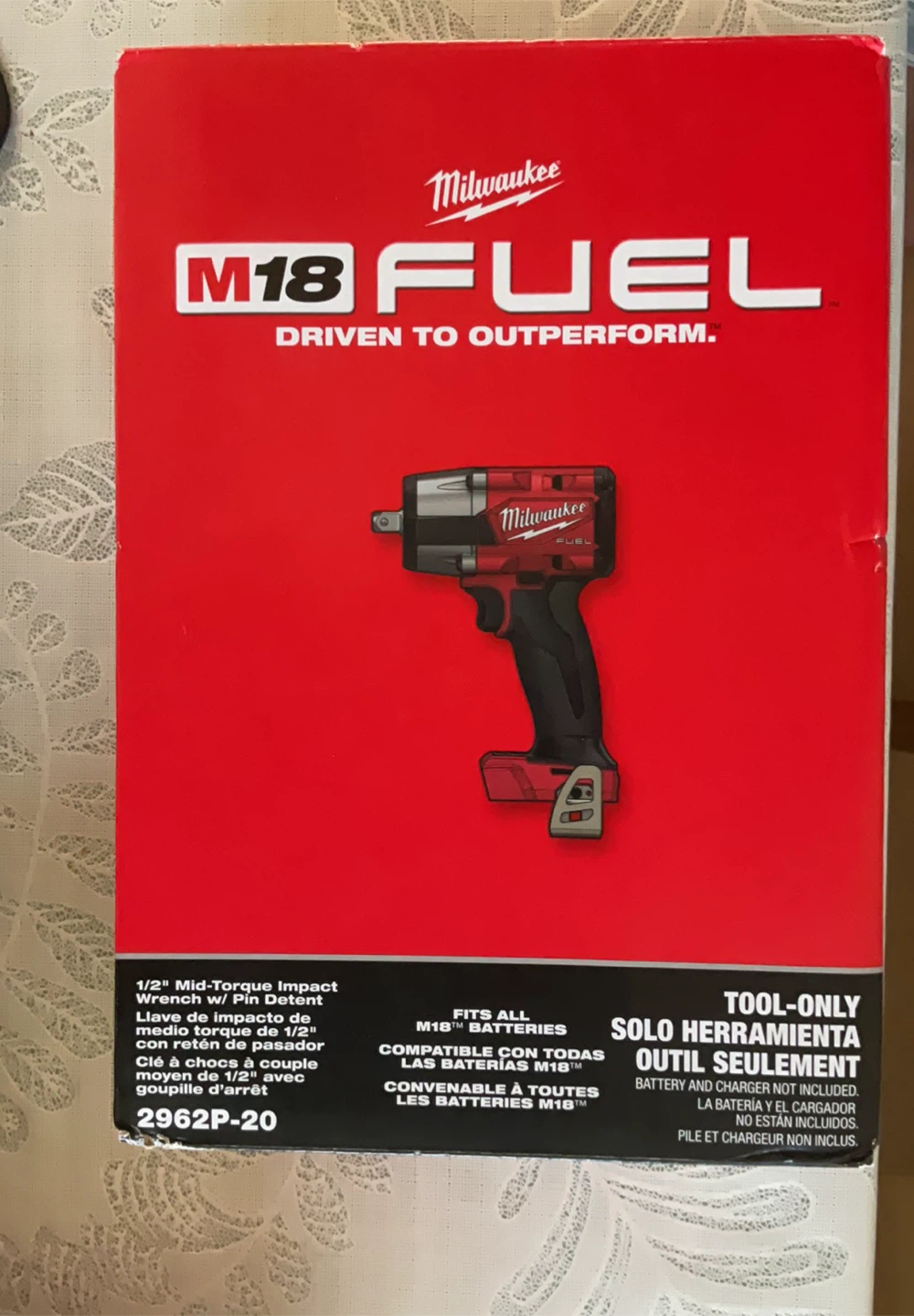 Milwaukee M18 FUEL 1/2" Mid-Torque Impact Wrench (Tool-Only)