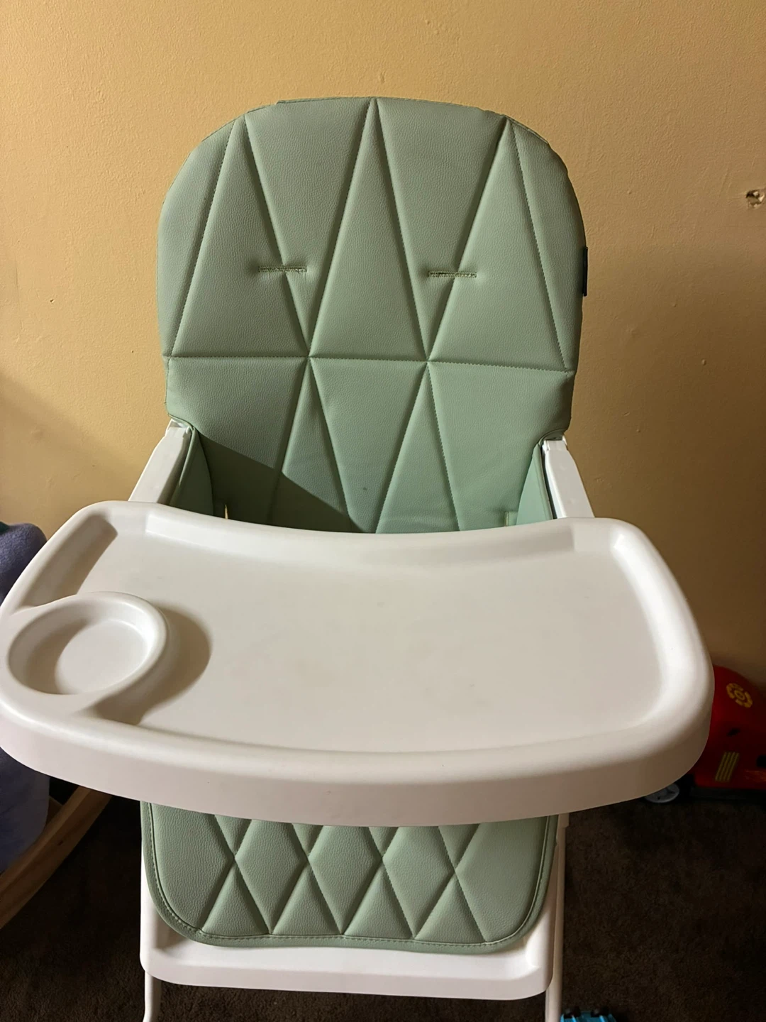 BabyJoy High Chair PU Seat Cushion Green - photo 2