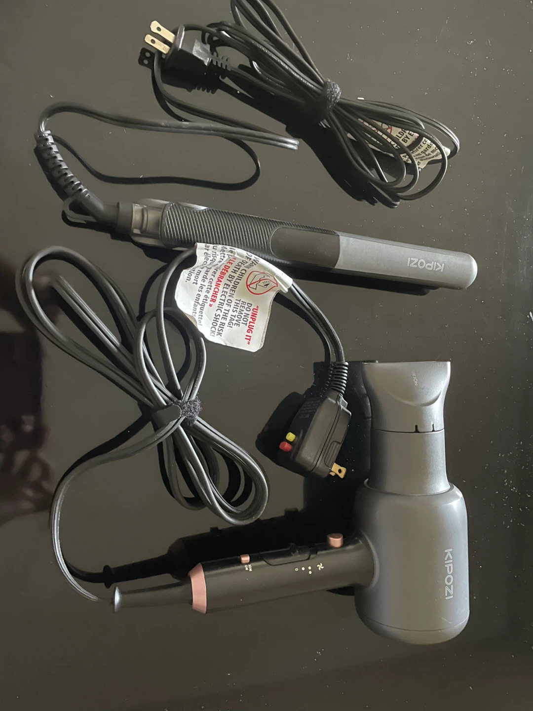 KIPOZI Hair Dryer and Straightener Set