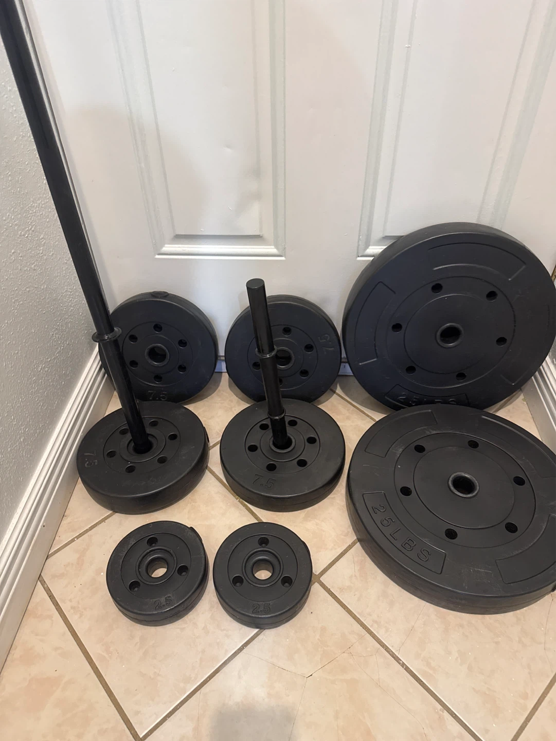 Dumbbell and Barbell Weight Plates Set