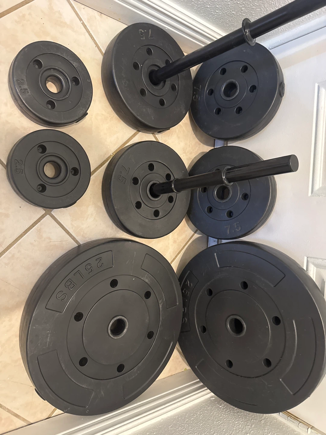 Dumbbell and Barbell Weight Plates Set - photo 5