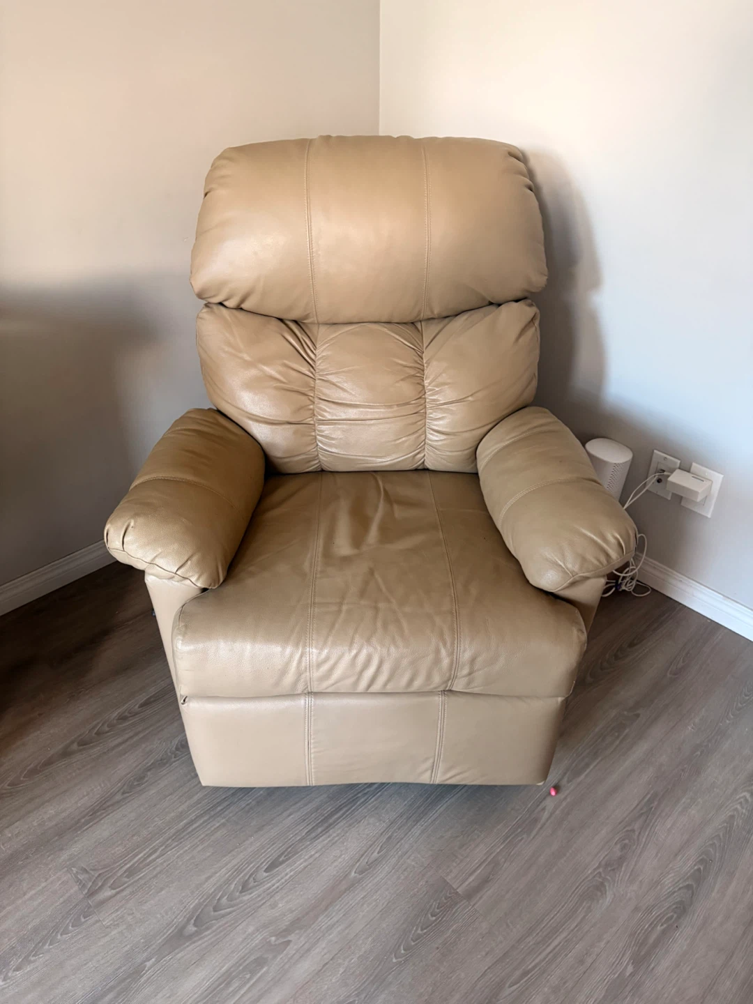 Tan Leather Recliner Chair