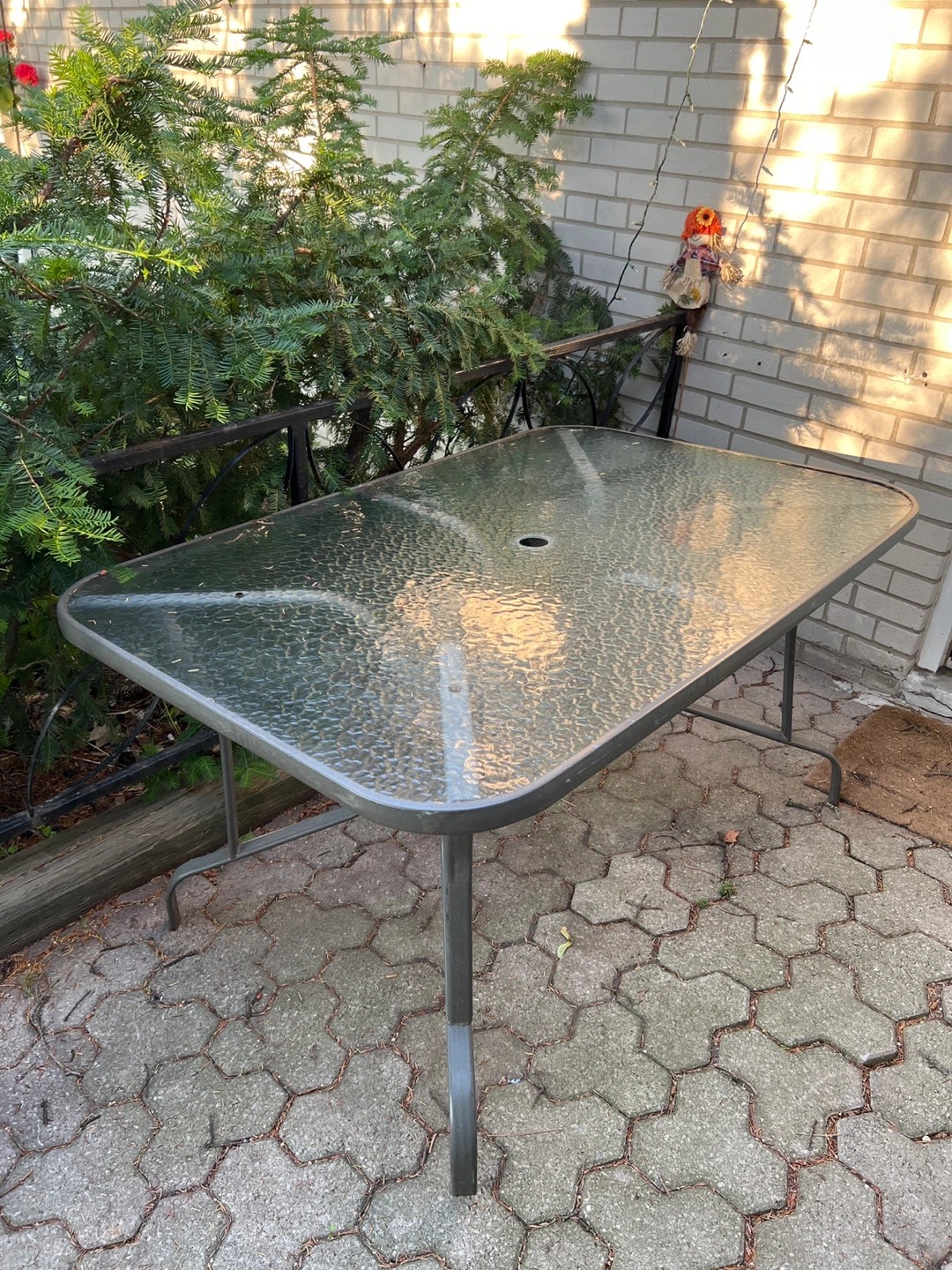 Glass Top Patio Dining Table - photo 2