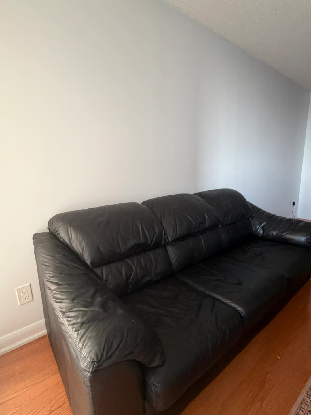 Black Leather Couch