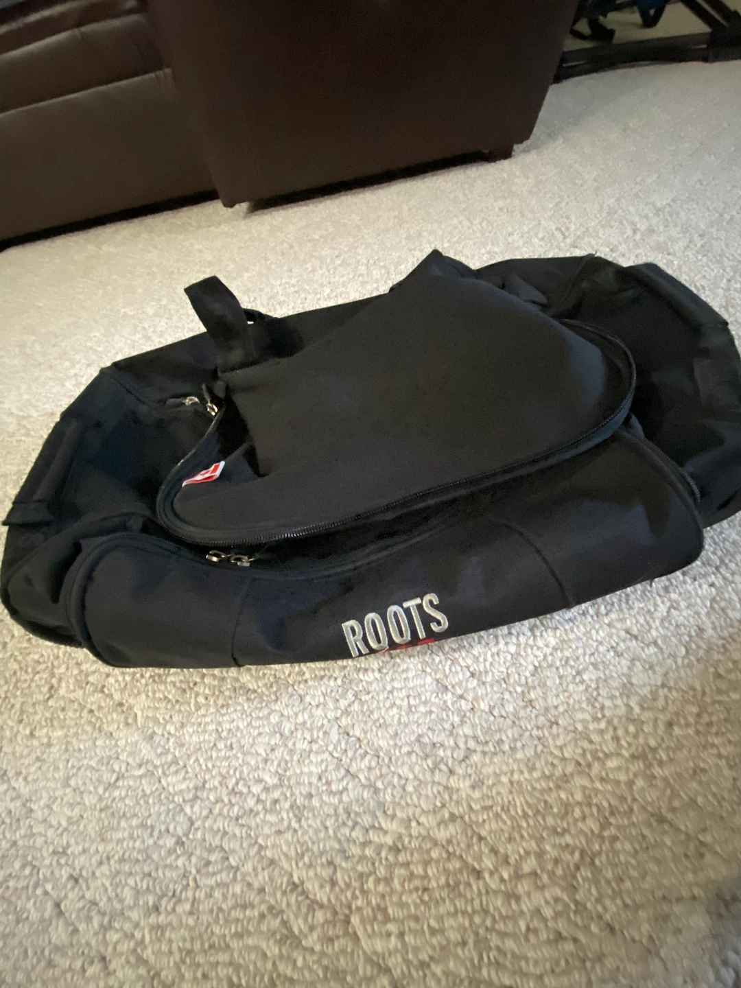 Black ROOTS Duffle Bag with Wheels - photo 5