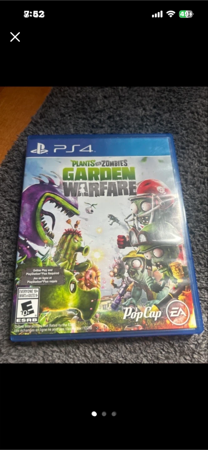 PS4 Plants vs. Zombies: Garden Warfare Game