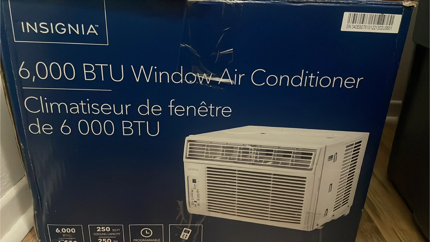 Insignia 6,000 BTU Window Air Conditioner