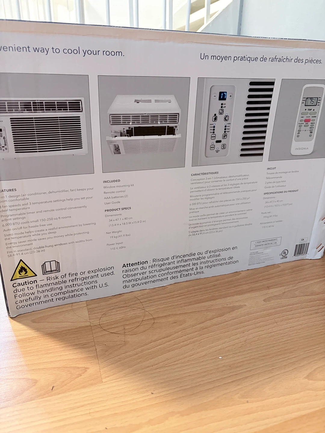 Insignia 6,000 BTU Window Air Conditioner - photo 3