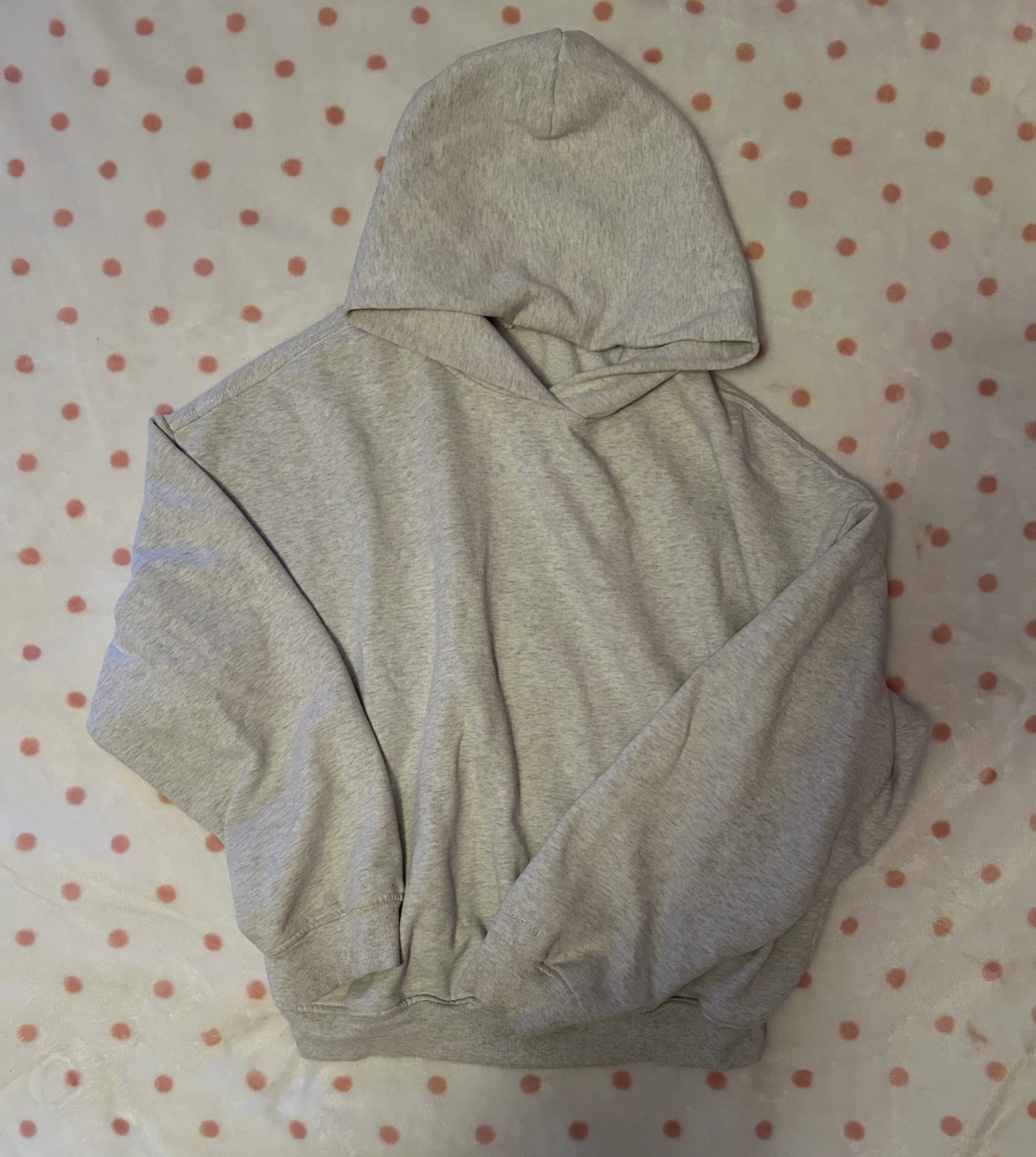 Garage Relaxed Hoodie (S/M) – Light Grey