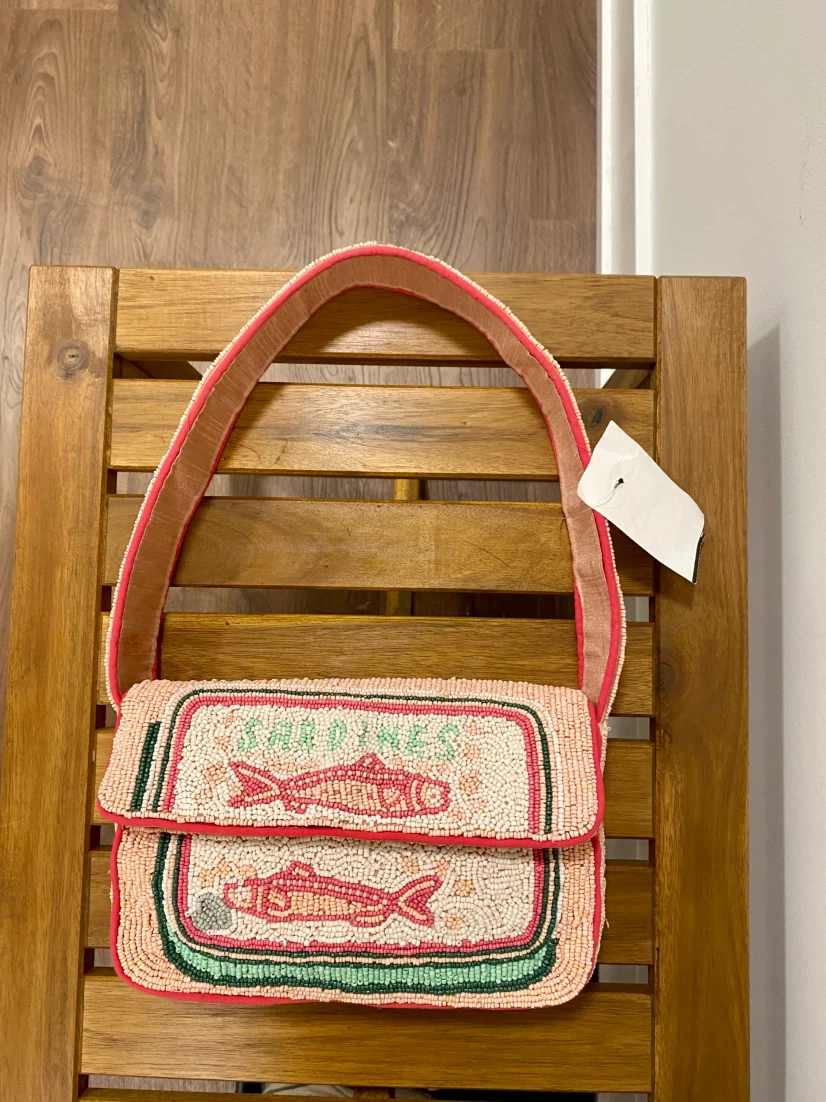 Beaded Sardine Tin Shoulder Bag - photo 2
